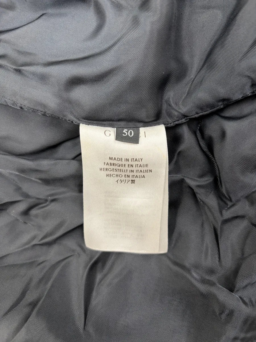 AW2013 Gucci Black Nylon Minimalist Bomber Jacket ppaWCjO 9