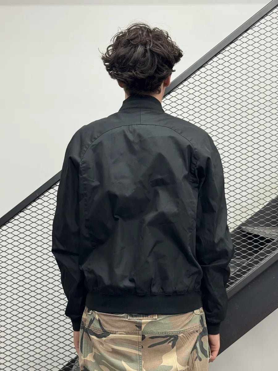 AW2013 Gucci Black Nylon Minimalist Bomber Jacket ppaWCjO 2