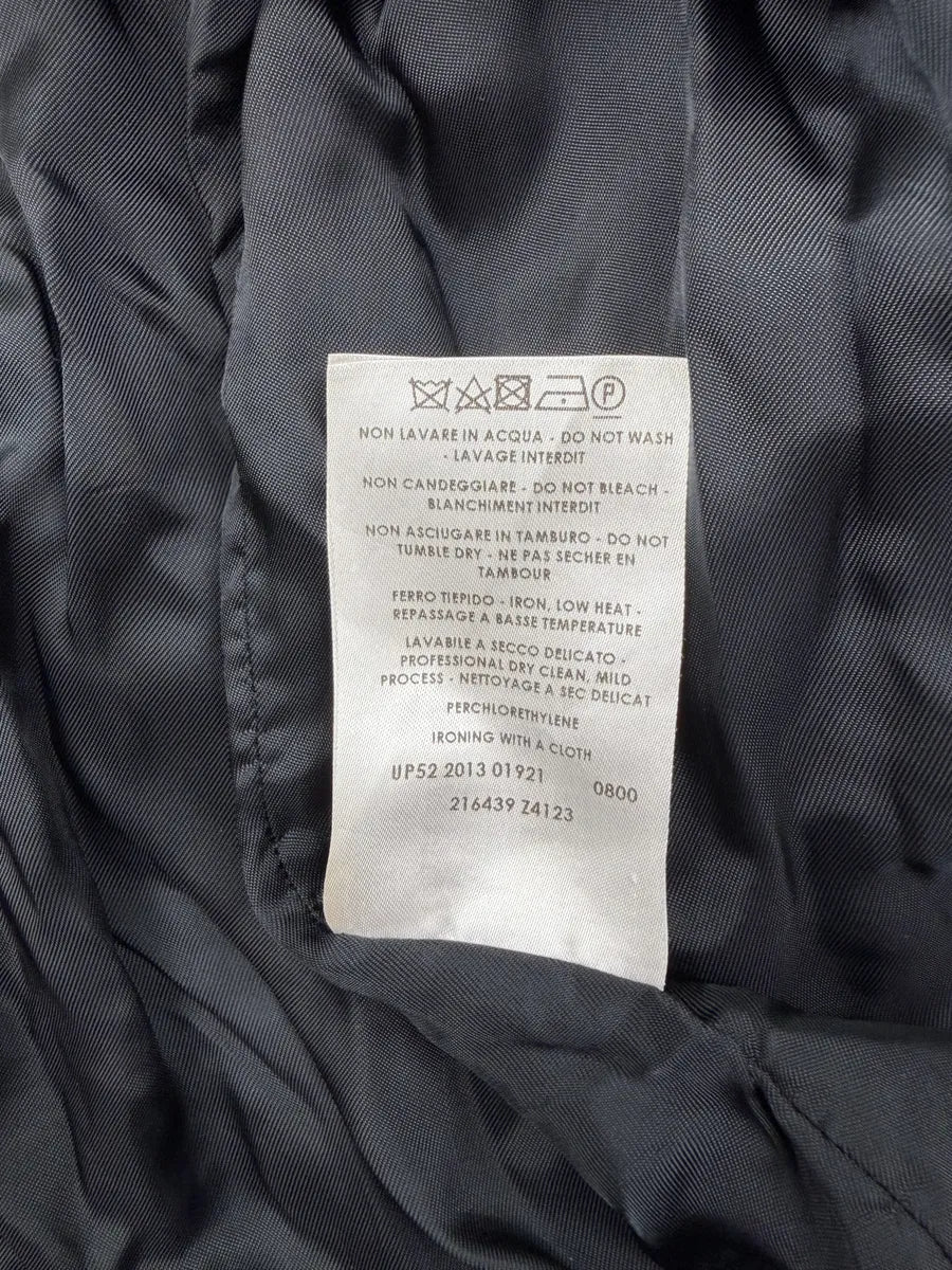AW2013 Gucci Black Nylon Minimalist Bomber Jacket ppaWCjO 10