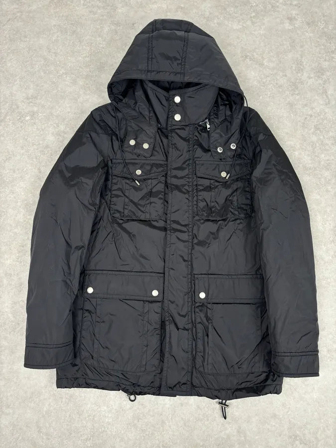 AW2014 Gucci Black Nylon Multi-Pocket Windbreaker Jacket psCjeaq 1