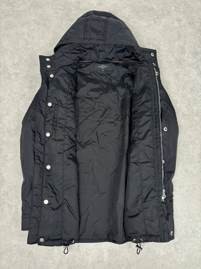 AW2014 Gucci Black Nylon Multi-Pocket Windbreaker Jacket psCjeaq 6