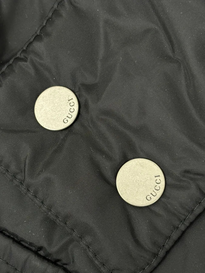 AW2014 Gucci Black Nylon Multi-Pocket Windbreaker Jacket psCjeaq 7