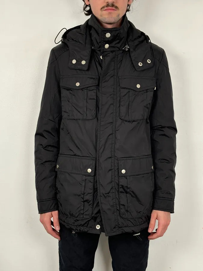 AW2014 Gucci Black Nylon Multi-Pocket Windbreaker Jacket psCjeaq 0