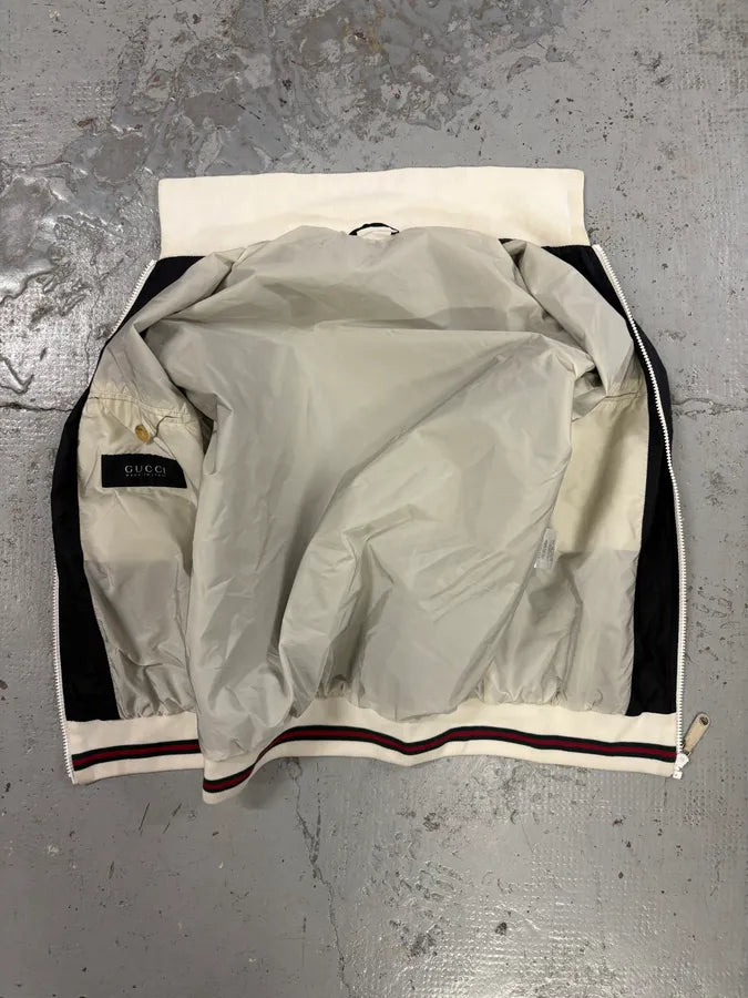 AW2007 Gucci Black Nylon Windbreaker Jacket by Frida Giannini raYGgZe 6