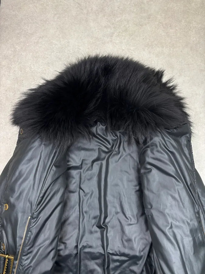 FW2008 Gucci Black Nylon Quilted Puffer Long Coat by Frida Giannini sExbRve 7