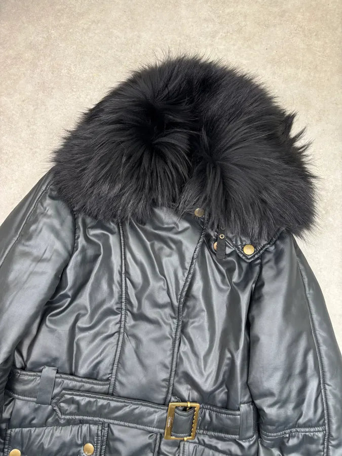 FW2008 Gucci Black Nylon Quilted Puffer Long Coat by Frida Giannini sExbRve 3
