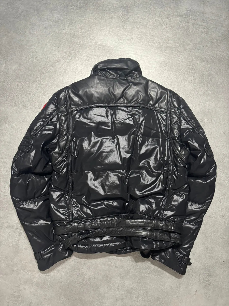 Gucci Black Patch Puffer Belted Jacket lZBSLHk 1