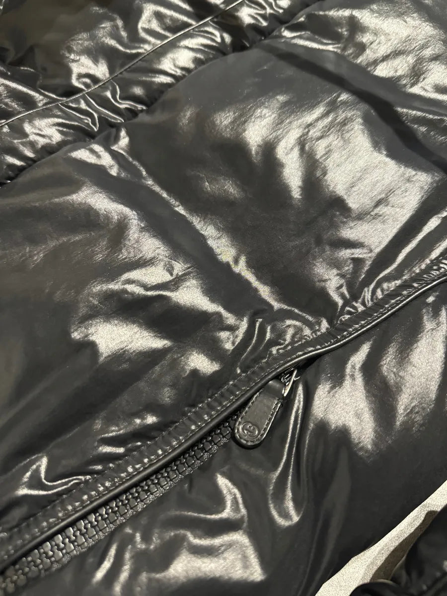 Gucci Black Patch Puffer Belted Jacket lZBSLHk 10