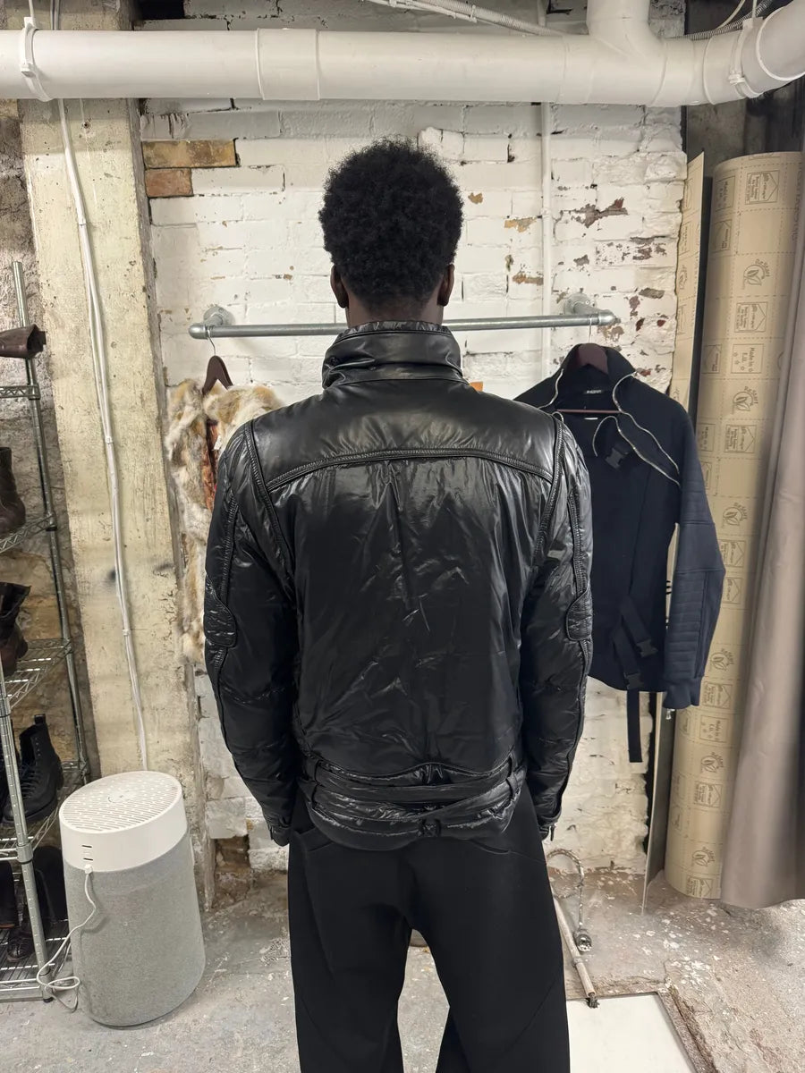 Gucci Black Patch Puffer Belted Jacket lZBSLHk 3