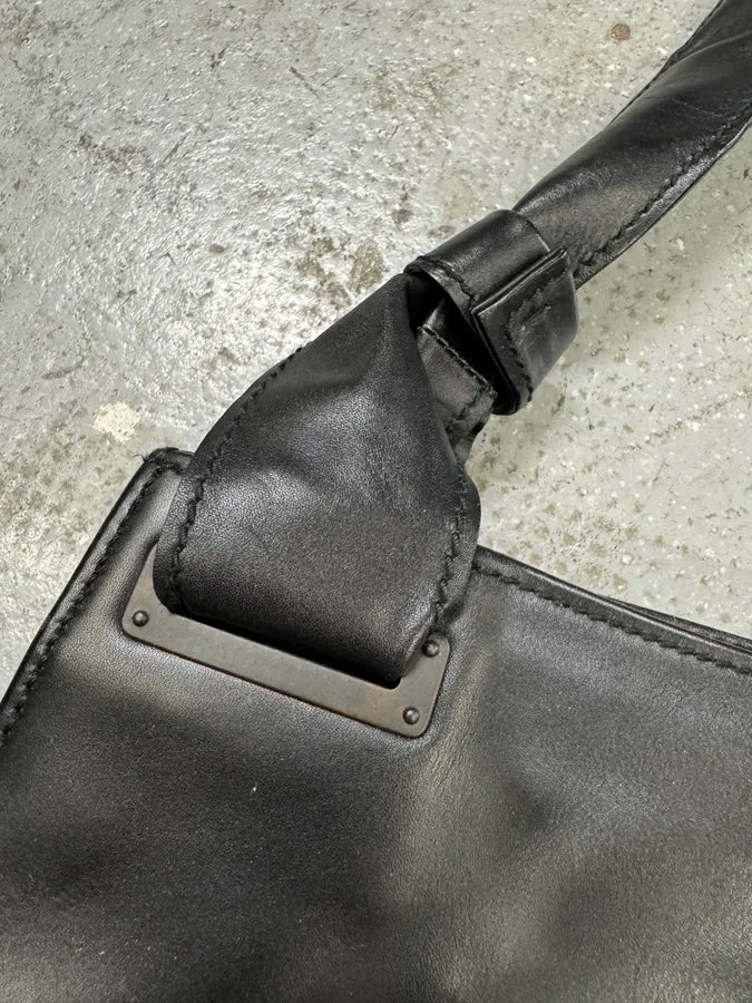 Gucci Black Premium Leather Handle Bag (OS) RufOrLE 5
