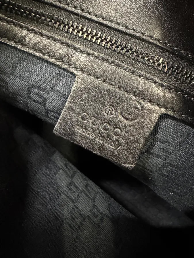 Gucci Black Premium Leather Handle Bag (OS) RufOrLE 6