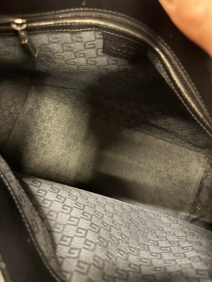 Gucci Black Premium Leather Handle Bag (OS) RufOrLE 9