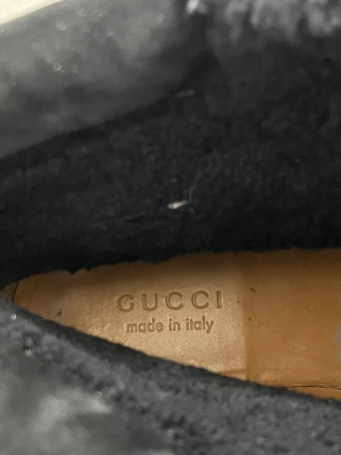 Gucci Black Premium Leather Ranger Boots pcEciDV 8