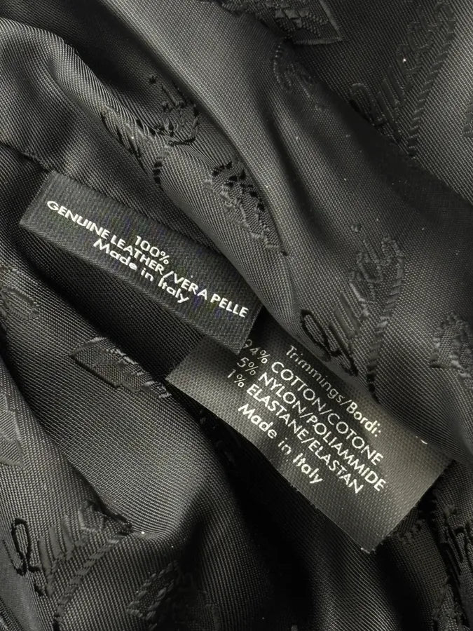 SS2009 Gucci Black Python Leather Madonna Jacket by Frida Giannini tAIueZO 13