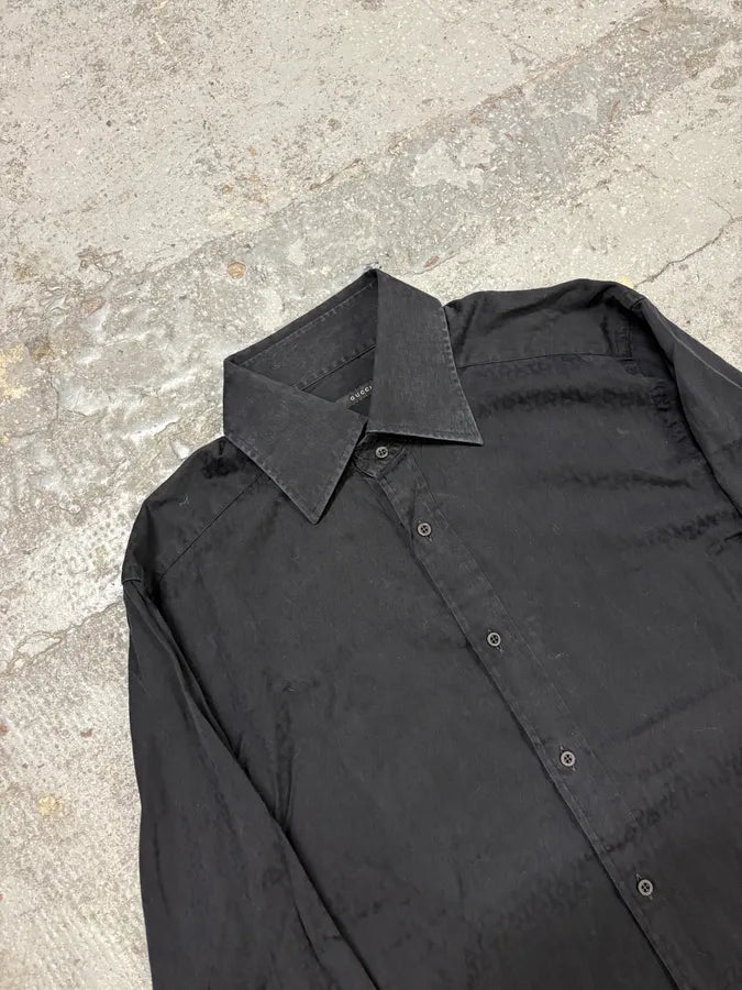 Gucci Black Signature Shirt VbSRKME 5