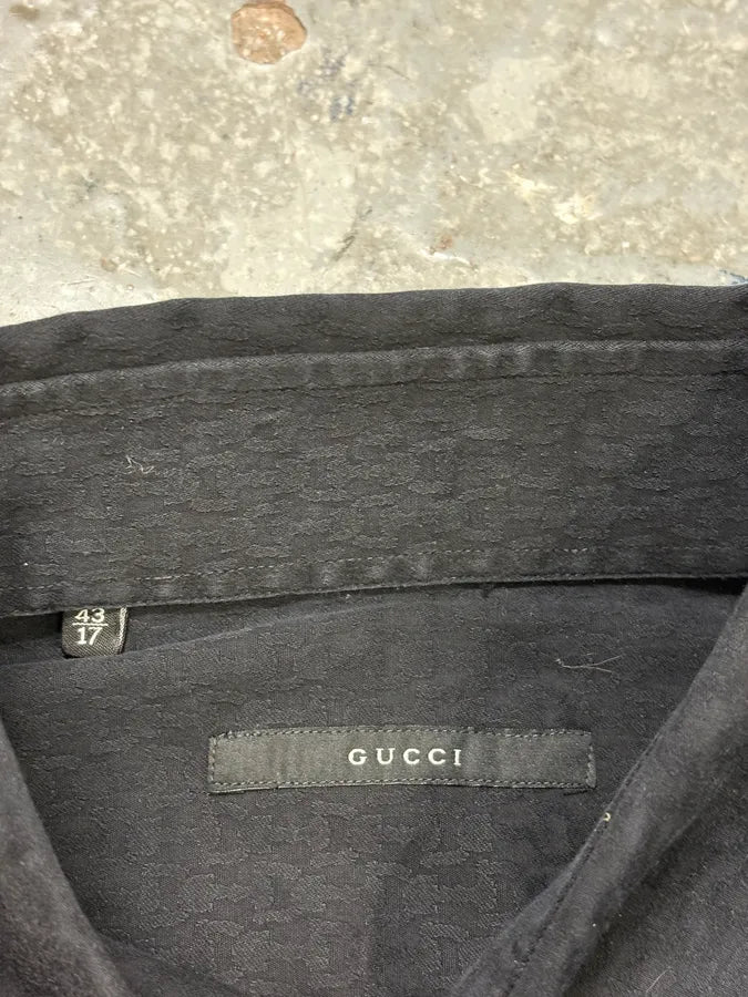 Gucci Black Signature Shirt VbSRKME 7