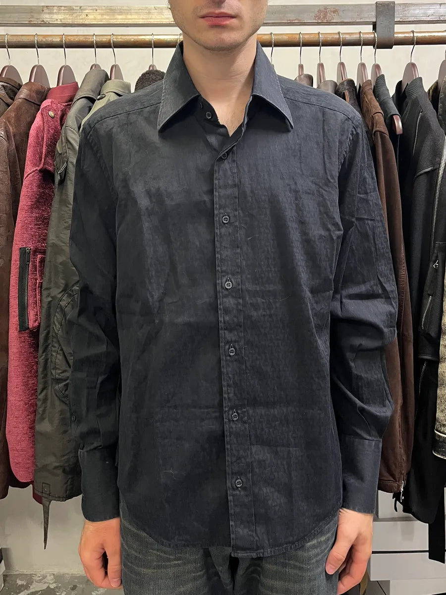 Gucci Black Signature Shirt VbSRKME 1