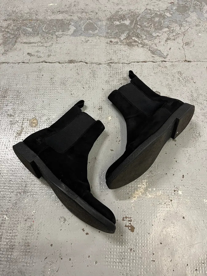 Gucci Black Suede Chelsea Boots bTlDtRG 1