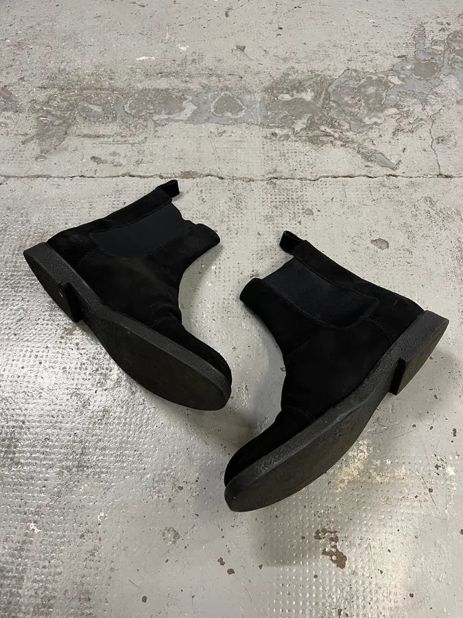 Gucci Black Suede Chelsea Boots bTlDtRG 2