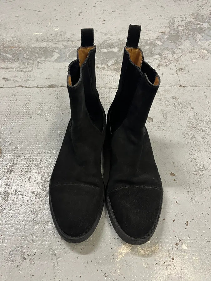Gucci Black Suede Chelsea Boots bTlDtRG 4