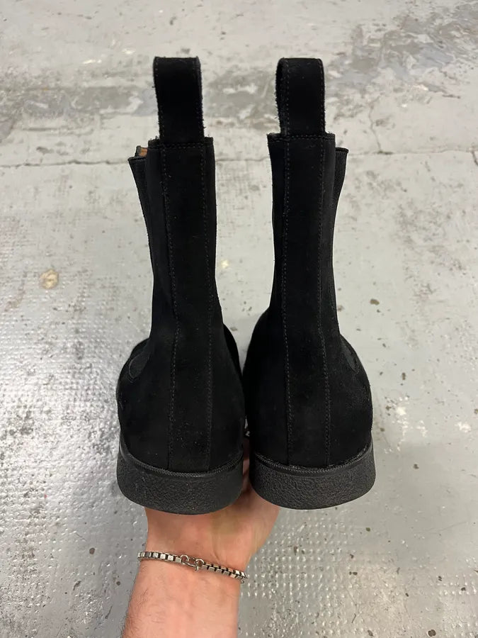 Gucci Black Suede Chelsea Boots bTlDtRG 5