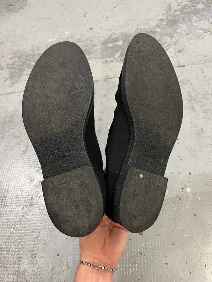 Gucci Black Suede Chelsea Boots bTlDtRG 6