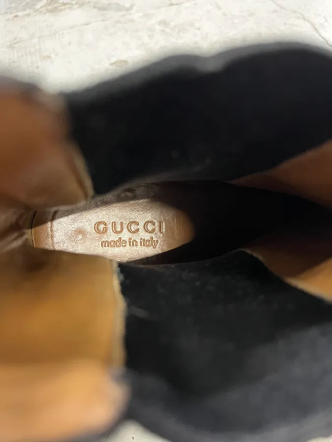 Gucci Black Suede Chelsea Boots bTlDtRG 9