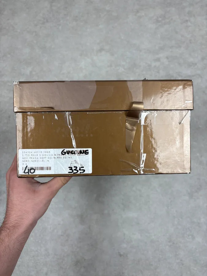 Gucci Black Suede Leather High Signature Sneakers UVnFgbG 11