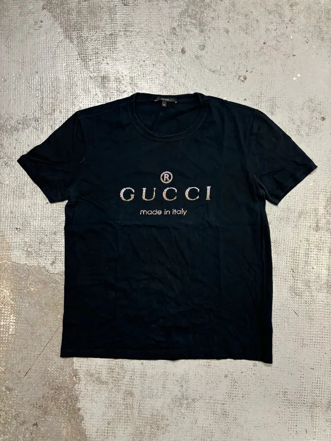 SS2015 Gucci Black Propaganda T-shirt  uuTbZLr 0