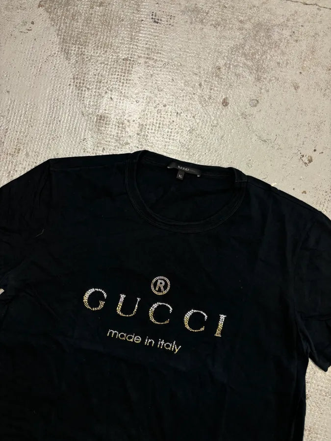 SS2015 Gucci Black Propaganda T-shirt  uuTbZLr 3
