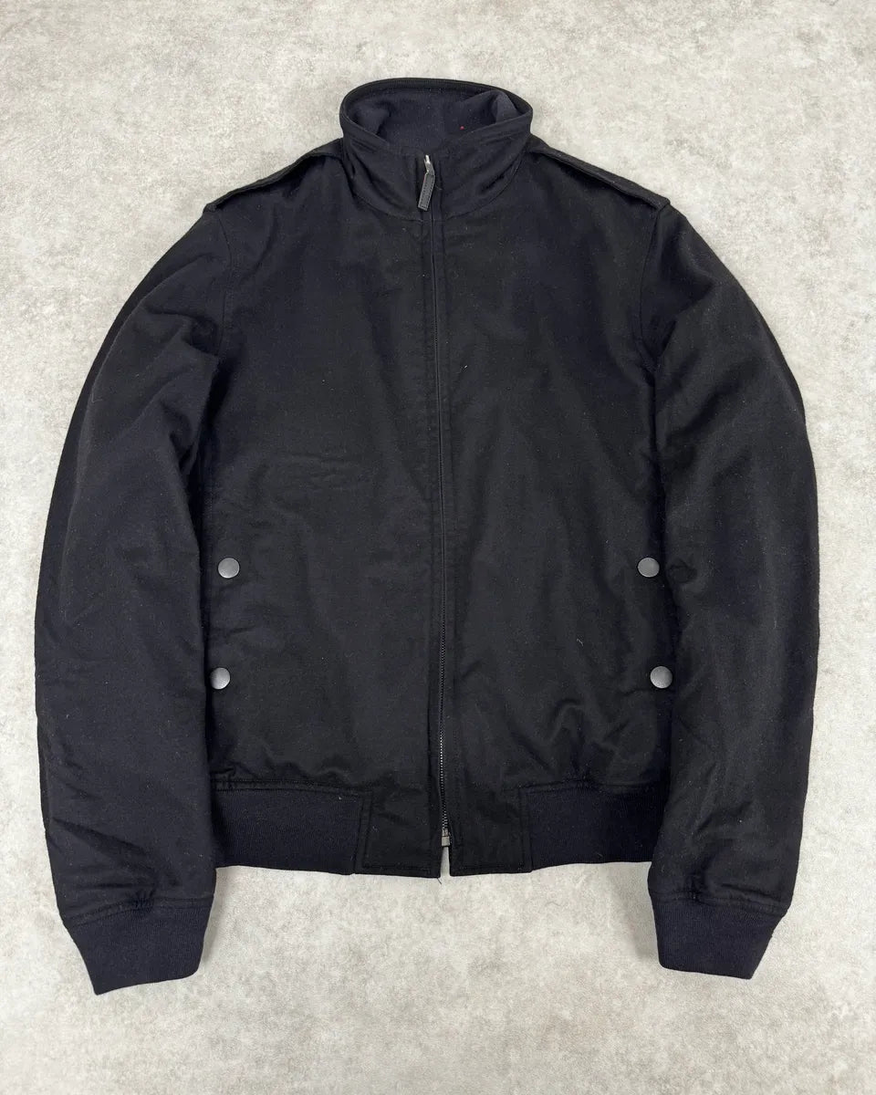 2000s Gucci Black Wool Bomber Jacket by Tom Ford kDLSNfM 0