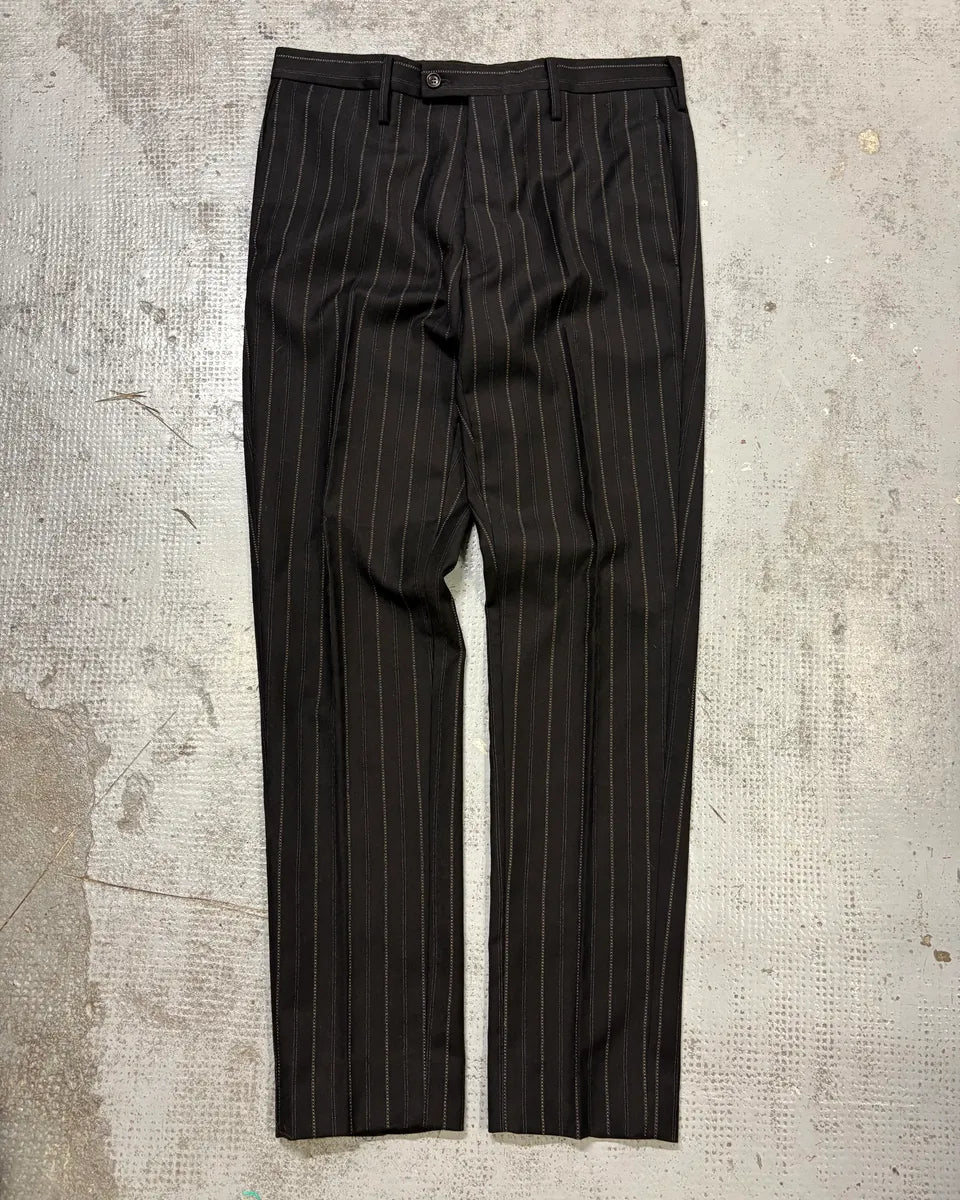 2000s Gucci Black Wool Pinstriped Suit by Tom Ford tnLKKGU 11