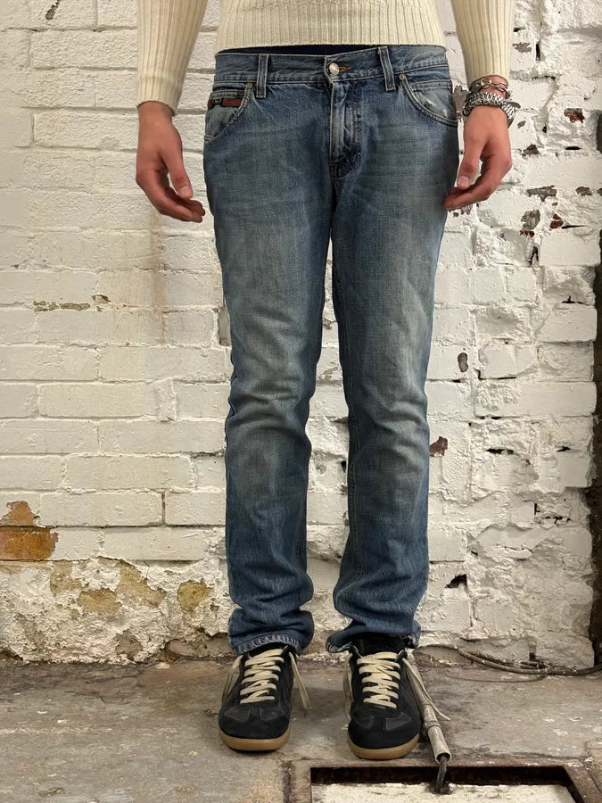 SS2008 Gucci Blue Denim Jeans By Frida Giannini gWTksdz 1
