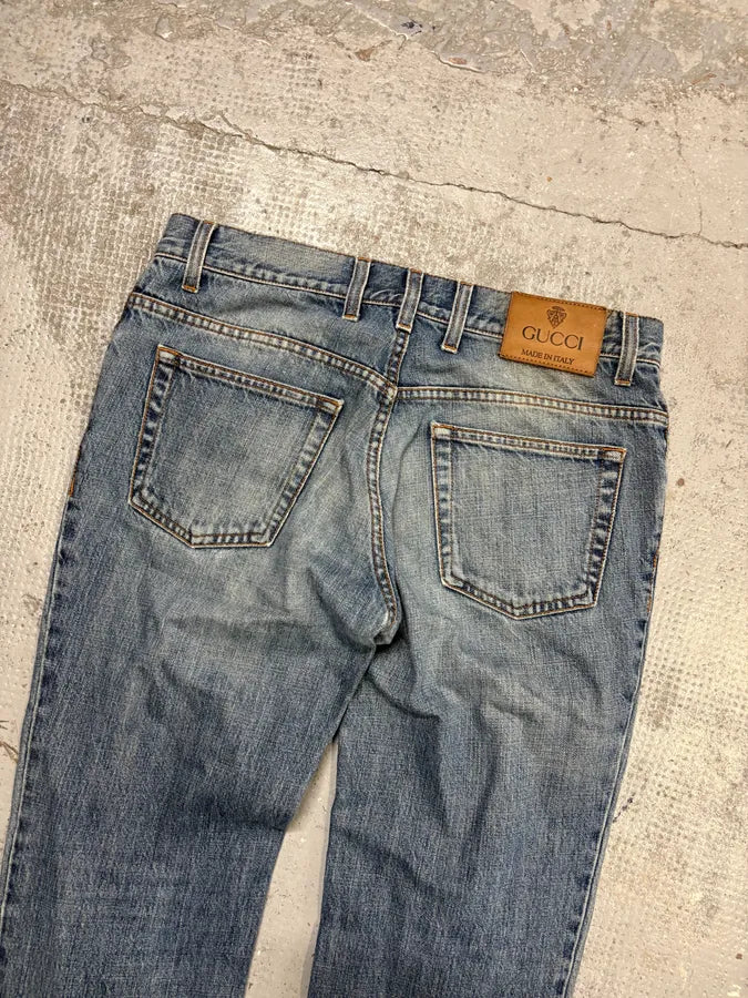 SS2008 Gucci Blue Denim Jeans By Frida Giannini gWTksdz 6