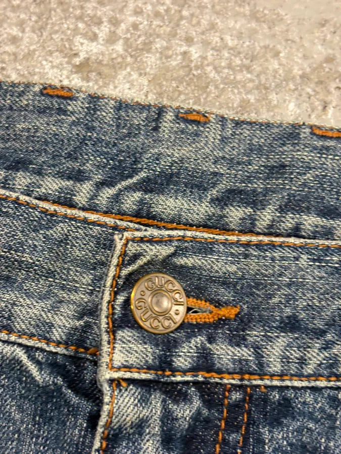 SS2008 Gucci Blue Denim Jeans By Frida Giannini gWTksdz 8