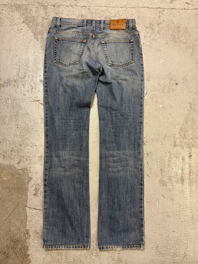 SS2008 Gucci Blue Denim Jeans By Frida Giannini gWTksdz 5