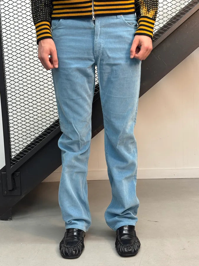 2000s Gucci Blue Sky Corduroy Pants by Tom Ford  ukZvLnp 1