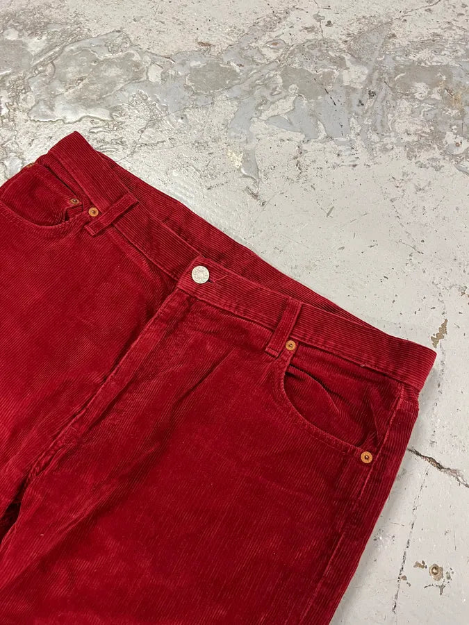 Gucci Bordeaux Corduroy Pants EABNgeY 5