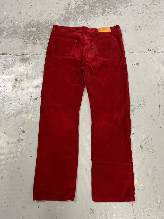 Gucci Bordeaux Corduroy Pants EABNgeY 7