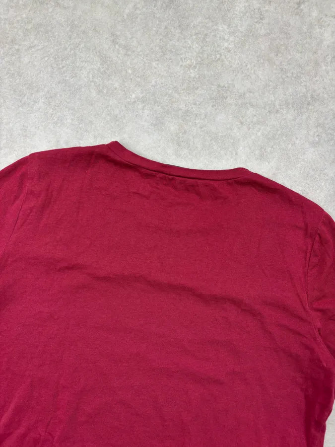2000s Gucci Bordeaux Studded Two Tone Bordeaux T-Shirt siELhwh 5