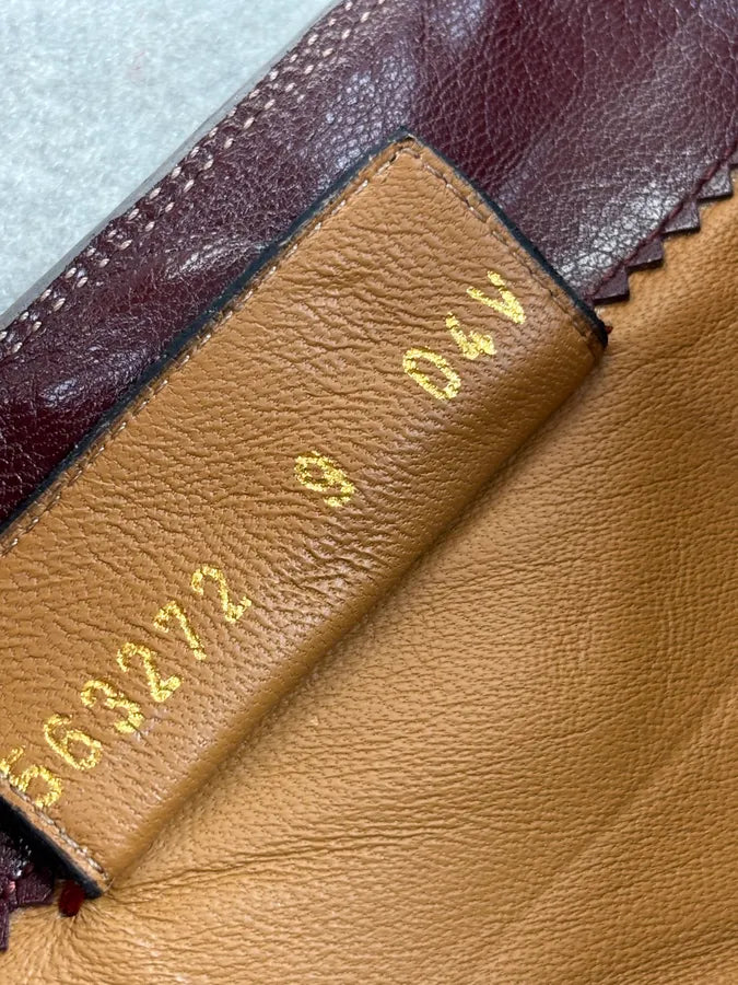 2000s Gucci Bordeaux Leather Monogram Boots sZuSUUo 20