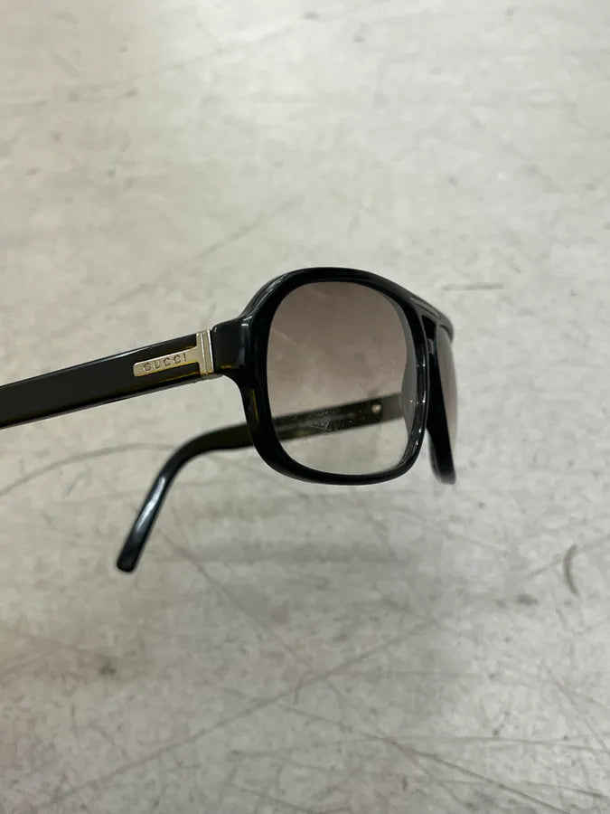 Gucci Black Acetate Brown Teint Sunglasses JQVVaUB 14