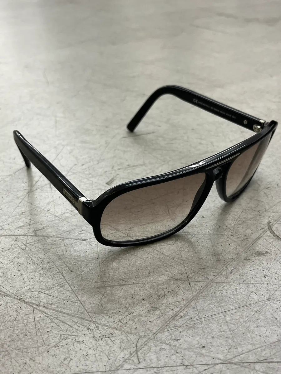 Gucci Black Acetate Brown Teint Sunglasses JQVVaUB 7