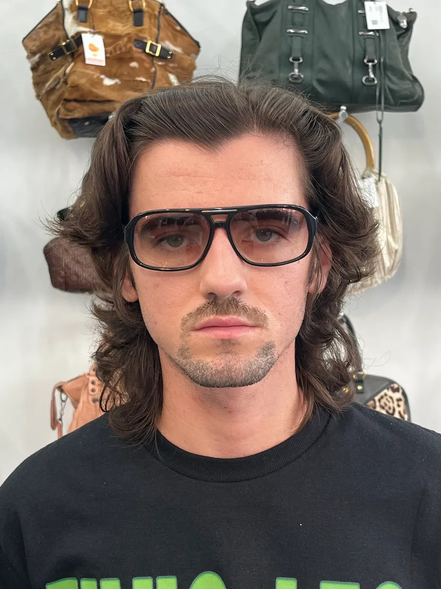 Gucci Black Acetate Brown Teint Sunglasses JQVVaUB 1