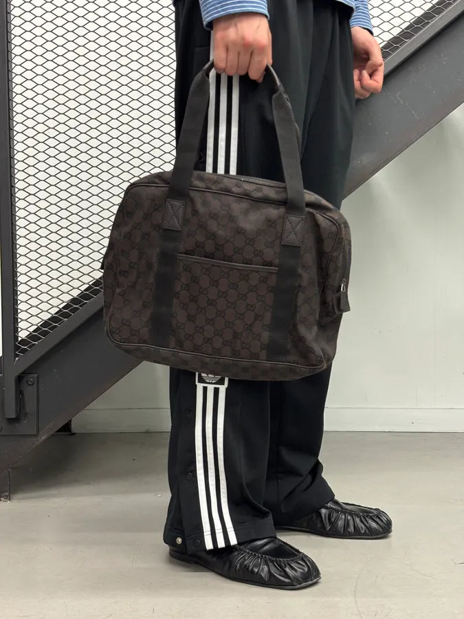 Gucci Brown Canvas GG Monogram Handle Bag NVdNwrK 1