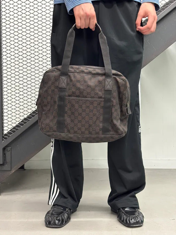 Gucci Brown Canvas GG Monogram Handle Bag NVdNwrK 2
