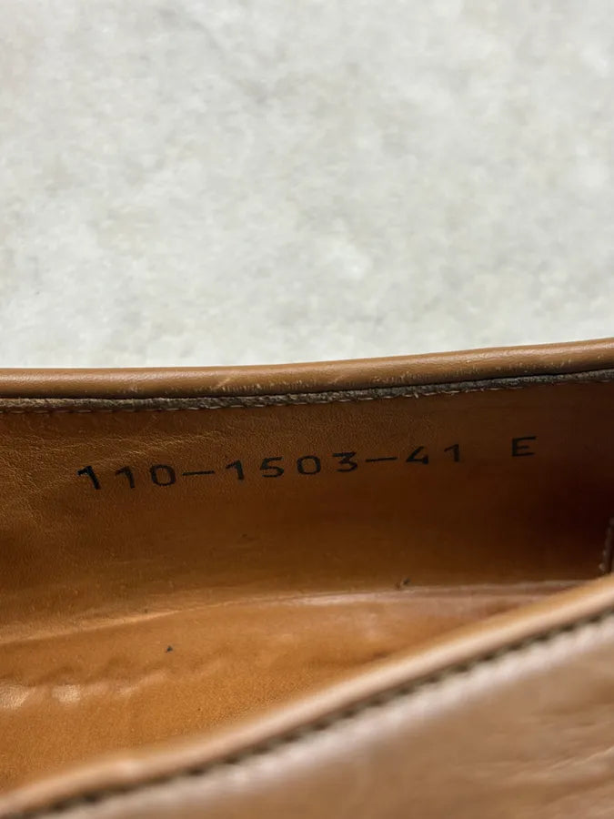 Gucci Brown Leather Derbys Shoes ZlnDUoe 8