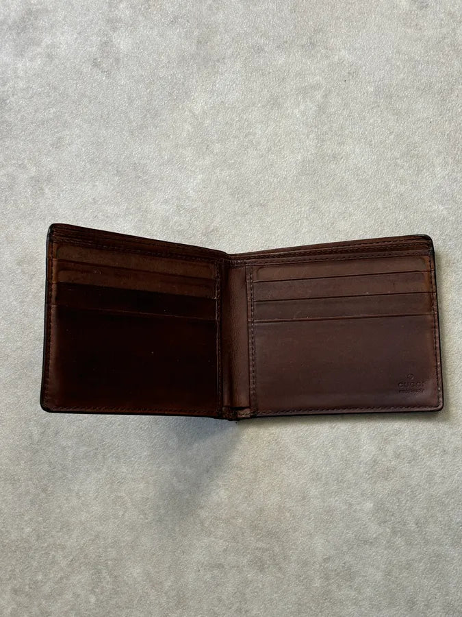 Gucci Brown Leather Embossed Bifold Wallet qCDDSKE 8