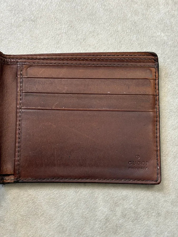 Gucci Brown Leather Embossed Bifold Wallet qCDDSKE 3