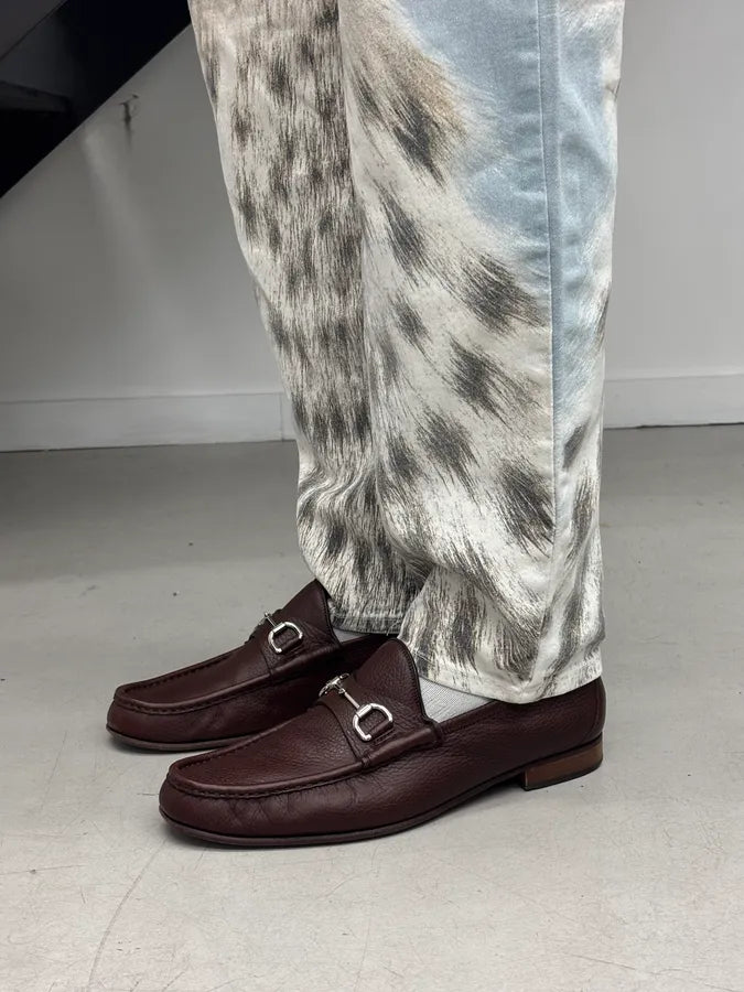Gucci Brown Leather Horsebit Loafers MGkvZIC 2